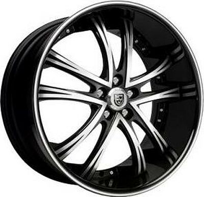 Lexani LSS55 9x24 5x150 ET 35 Dia 110 SS Chrome Lip