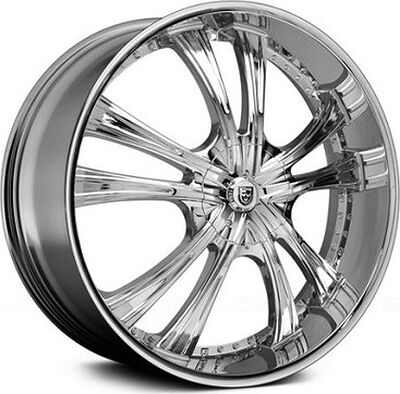Lexani LSS55 8.5x20 5x120 ET 40 Dia 74.1 Chrome