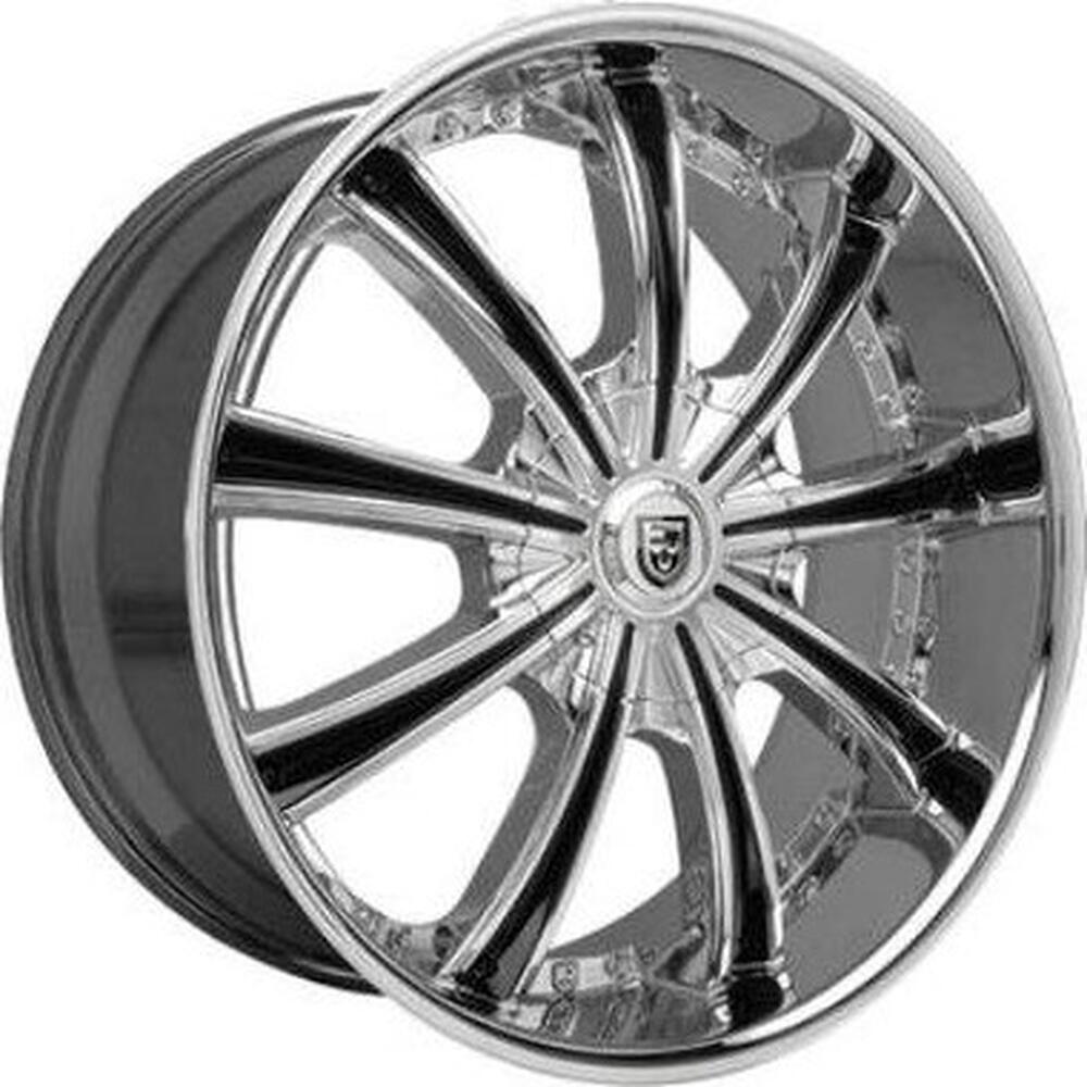 Lexani LX19 9x22 5x150 ET 35 Dia 110 Chrome/Black