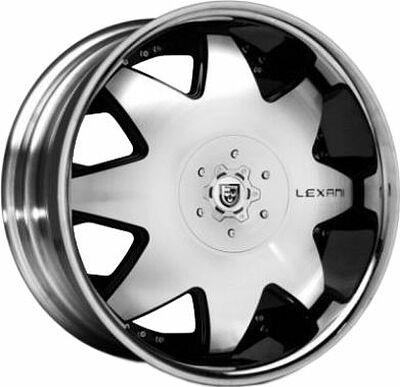 Lexani LX2 9x20 5x150 ET 35 Dia 110 Black/Machined/Chrome Lip