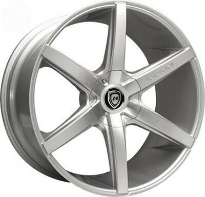 Lexani R6 7.5x17 5x114 ET 35 Dia 74.1 Silver/Mach Face