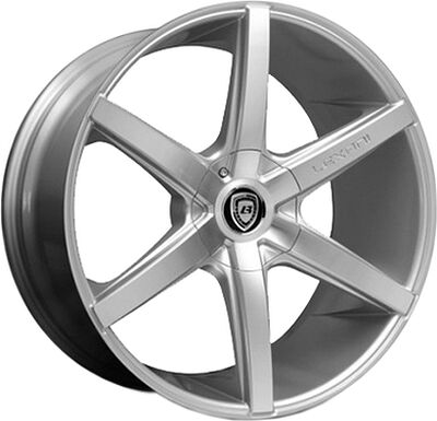 Lexani R6 7x17 5x114 ET 35 Dia 74 Silver/Machined