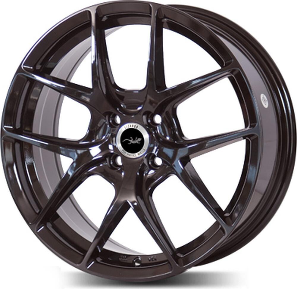 Lizardo 177 XH186 7x17 4x100 ET 38 Dia 60.1 B (Black)