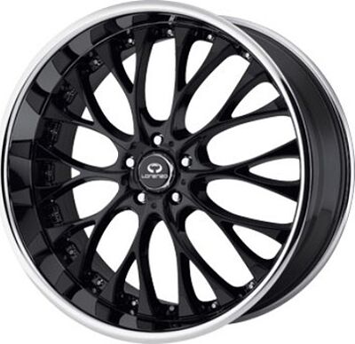 Lorenzo WL27 8x19 5x120 ET 32 Dia 74 Machined/Black
