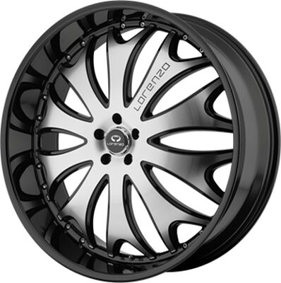 Lorenzo WL29 8.5x22 5x120 ET 38 Dia 74.1 Black/Machined