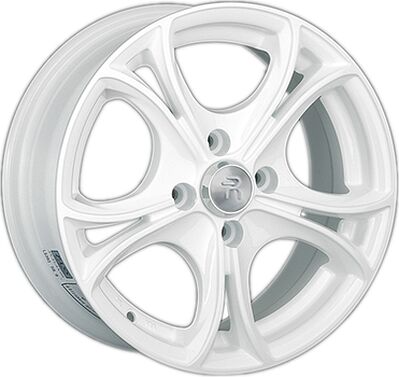 LS 393 6x14 4x98 ET 35 Dia 58.6 White