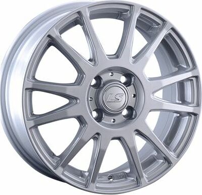 LS 896 6x15 4x100 ET 48 Dia 54.1 silver