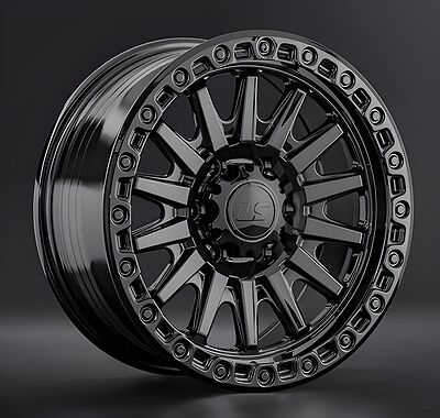 LS FlowForming RC90 9x18 6x139.7 ET 15 Dia 106.1 BK