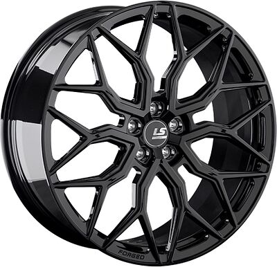 LS Forged LS FG13 9.5x21 5x112 ET 36 Dia 66.6 BK