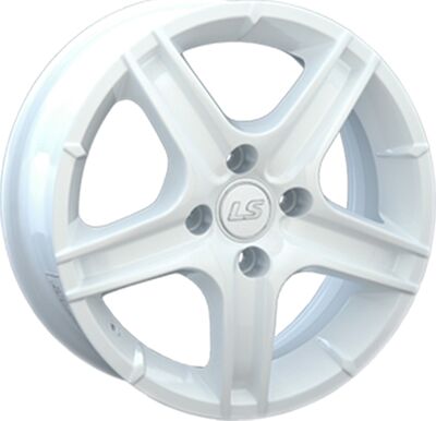 LS K333 6x14 4x100 ET 40 Dia 73.1 White