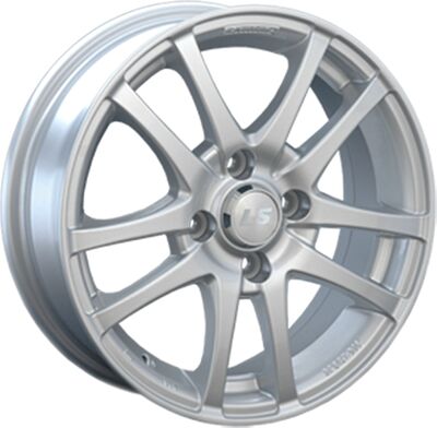 LS NG450 6x15 5x108 ET 50 Dia 63.3 silver