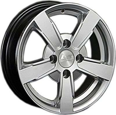 LS NG681 5.5x13 4x98 ET 35 Dia 58.6 silver