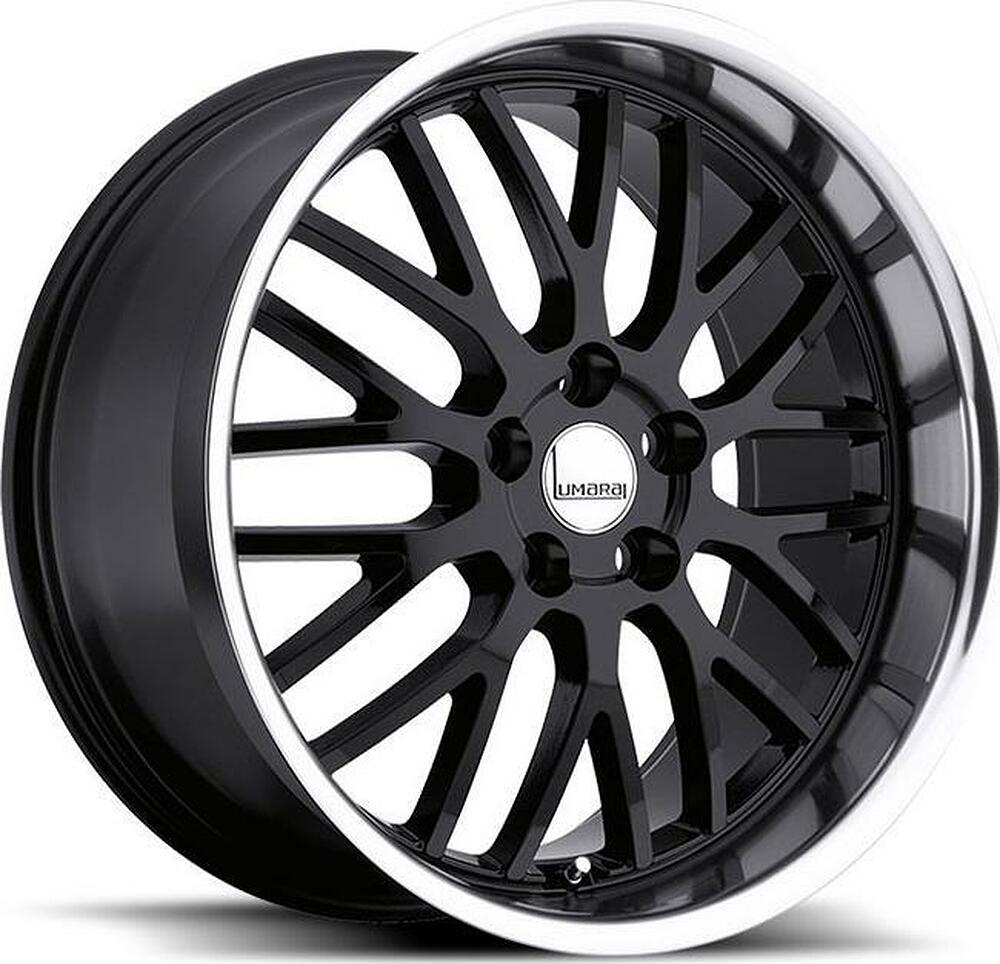Lumarai Kya 8x19 5x120 ET 31 Dia 60.1 Gloss Black Mirror Lip