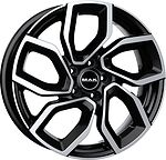 Mak Apollo 7.5x18 5x108 ET 45 Dia 65.1 Black Mirror