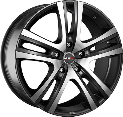 Mak Aria 6.5x16 6x139.7 ET 22 Dia 108.1 Gun Metal Mirror Face