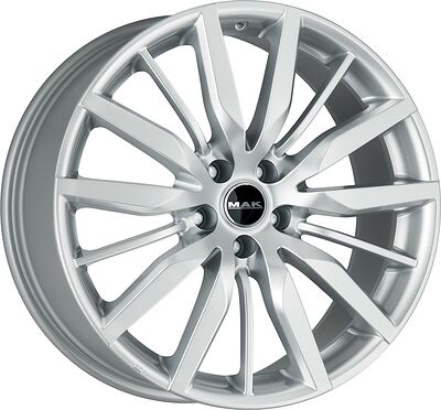 Mak Barbury 8.5x20 5x108 ET 45 Dia 63.4 silver