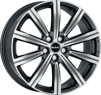 Mak Birmingham 8x19 5x108 ET 45 Dia 63.4 Gunmetal