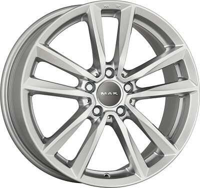 Mak Bremen 8x18 5x112 ET 45 Dia 66.6 silver