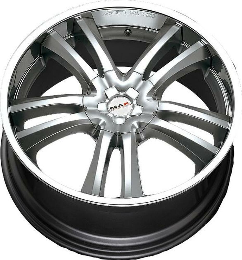 Mak Canyon 10x22 5x120 ET 40 Dia 76 Hyper Silver