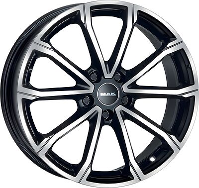 Mak DaVinci 7.5x18 5x112 ET 46 Dia 57.1 Black
