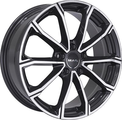 Mak DaVinci 7.5x17 5x112 ET 49 Dia 57.1 Gloss Black