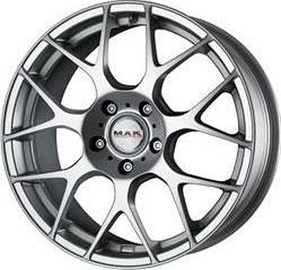 Mak DTM-One 7x17 5x114.3 ET 55 Dia 64.1 HYPER SILVER