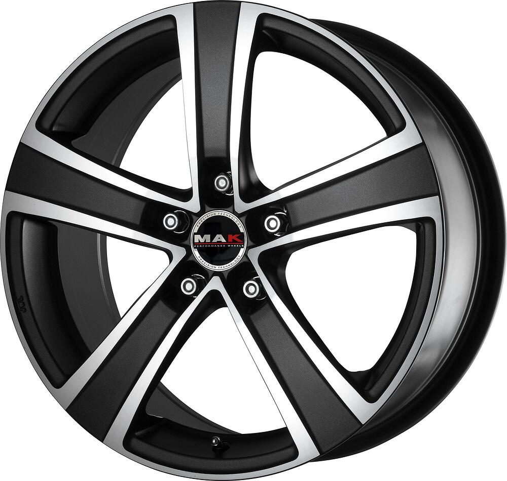 Mak F5 7.5x17 5x112 ET 45 Dia 76 Ice Superdark