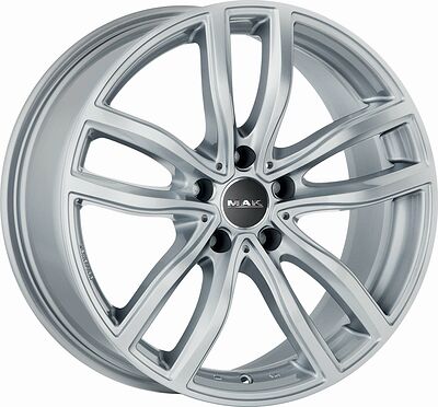 Mak Fahr 8x17 5x120 ET 30 Dia 72.6 silver