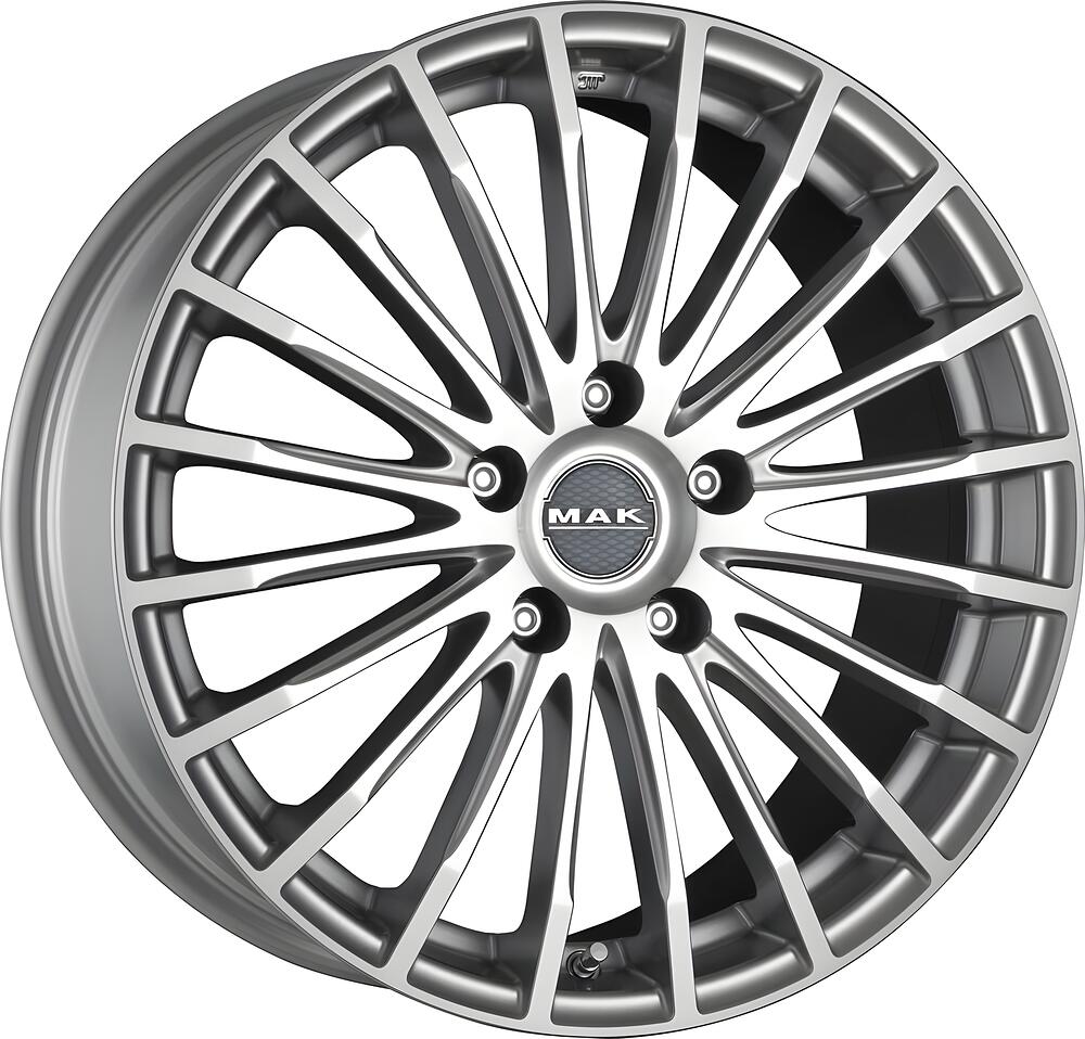 Mak Fatale 7.5x17 5x110 ET 41 Dia 65.1 silver