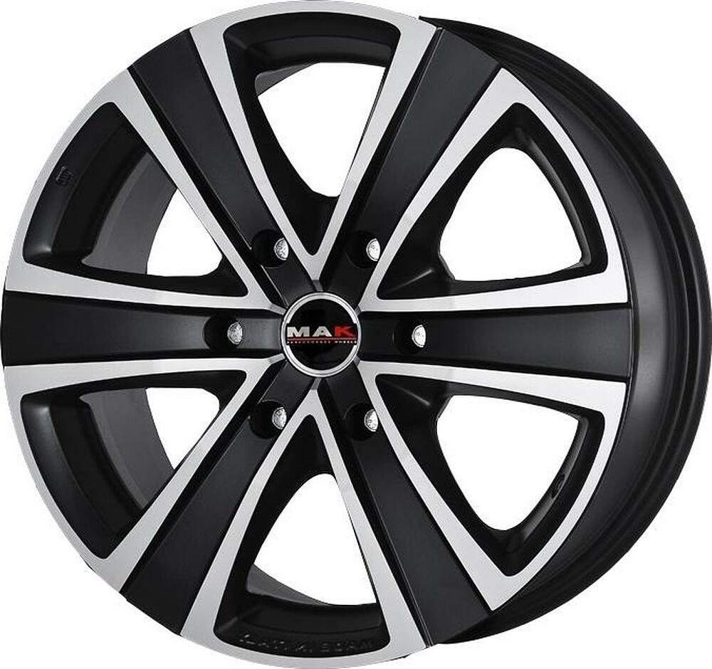 Mak Fuoco 6 8x18 6x139.7 ET 20 Dia 112 Ice Black