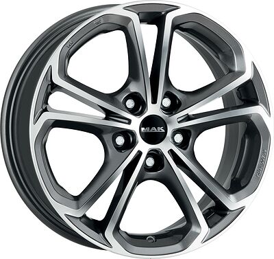 Mak Hessen 7x17 5x112 ET 42 Dia 76 Gunmetal