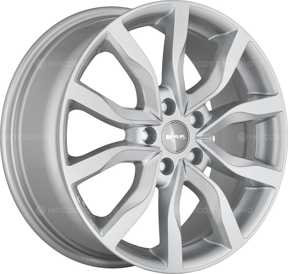 Mak Highlands 7x17 5x114.3 ET 40 Dia 76 silver