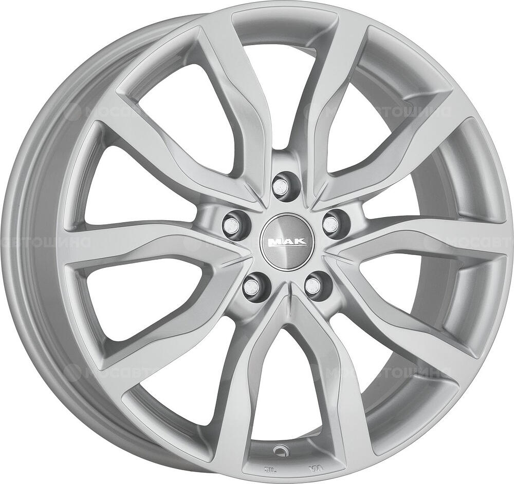 Mak Highlands 7x17 5x114.3 ET 40 Dia 76 silver