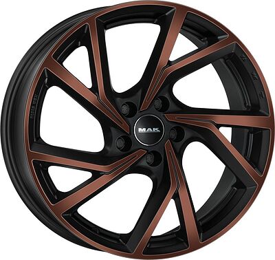 Mak Kassel 7.5x18 5x114.3 ET 48 Dia 76 Black and Bronze