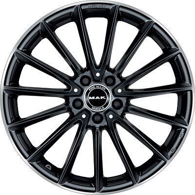 Mak Komet 9x19 5x112 ET 20 Dia 66.6 Gloss Black