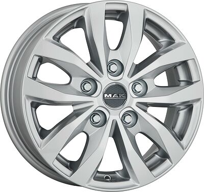 Mak Load 5 3 7x17 5x160 ET 55 Dia 65.1 silver