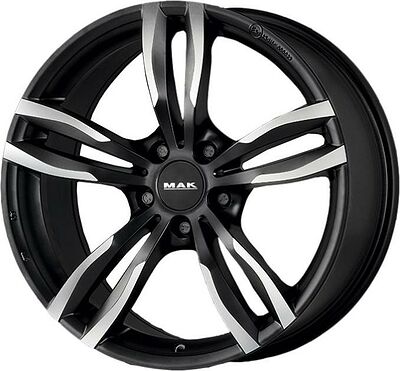 Mak Luft 7.5x18 5x120 ET 45 Dia 72.6 Gun Metal Mirror Face