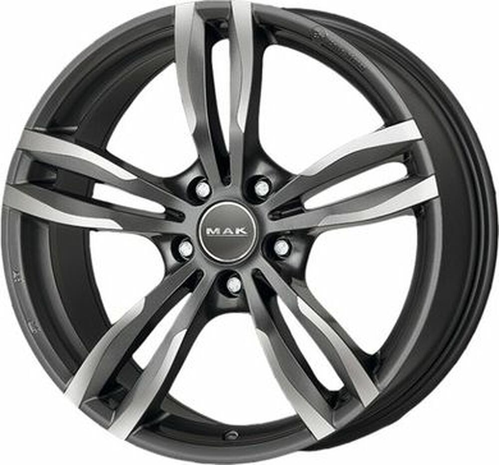 Mak Luft 8x17 5x120 ET 34 Dia 72 Gunmetal Mirror Face
