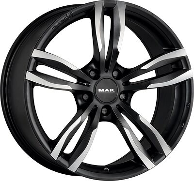 Mak Luft 8x18 5x120 ET 43 Dia 72.6 Ice Black