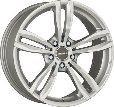 Mak Luft 8.5x19 5x120 ET 47 Dia 72.6 Silver