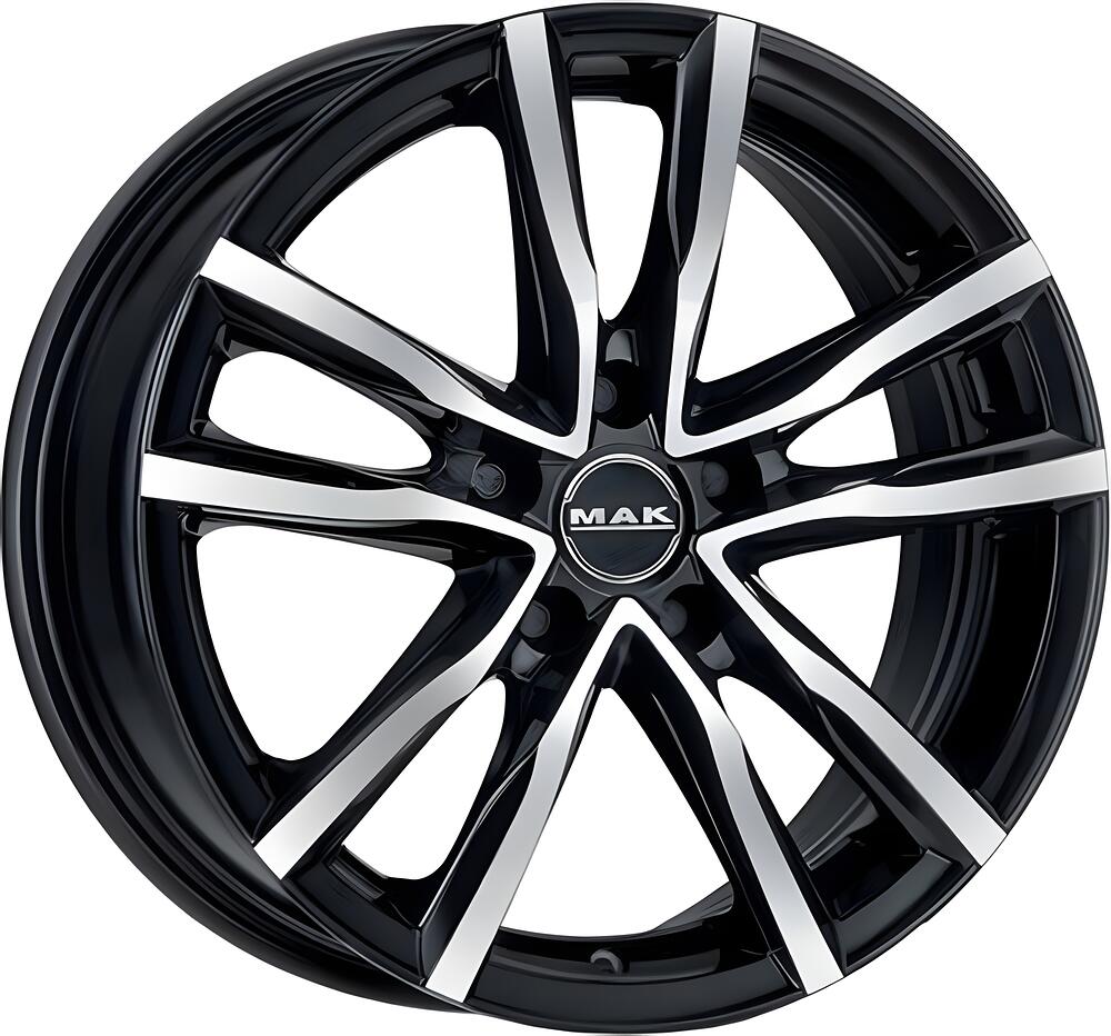 Mak Milano 7x18 5x100 ET 43 Dia 72 Black Mirror