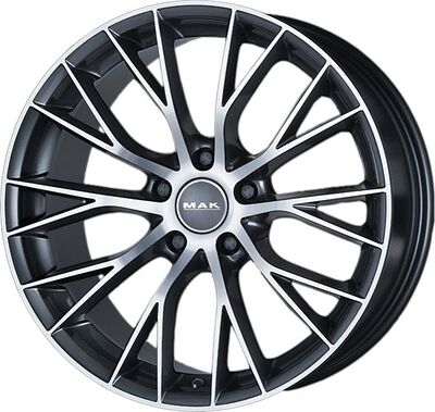 Mak Munchen 9.5x20 5x120 ET 44 Dia 72.6 Gunmetal