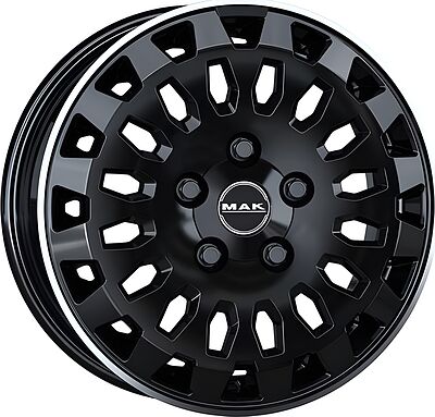 Mak Overland 3 8x18 5x160 ET 53 Dia 65.1 Black Mirror