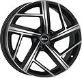 Mak Qvattro 8x18 5x112 ET 42 Dia 66.45 Black Mirror