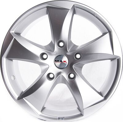 Mak Raptor 5 8.5x19 5x127 ET 50 Dia 71.6 Hyper Silver