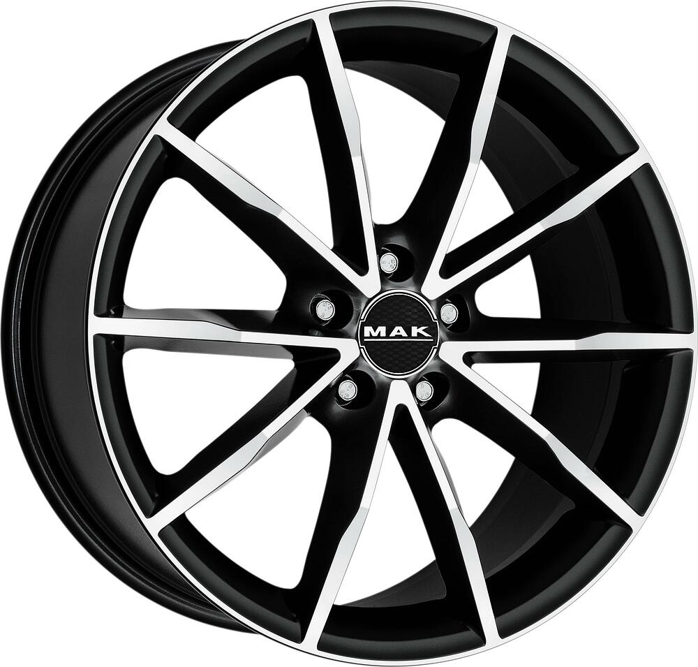 Mak Ringe 8x19 5x114.3 ET 40 Dia 76 Ice Black