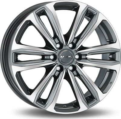 Mak Safari 6 7.5x17 6x114.3 ET 30 Dia 66.1 Gunmetal