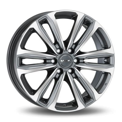 Mak Safari 6 7.5x17 6x114.3 ET 45 Dia 66.1 Gunmetal Mirror Face