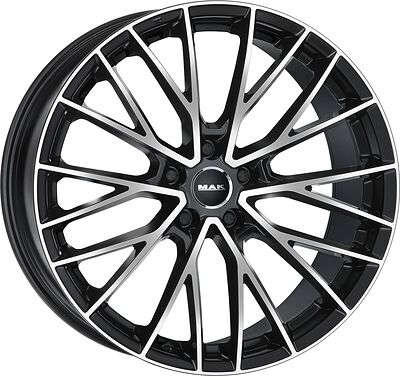 Mak Speciale 8.5x19 5x112 ET 20 Dia 66.45 Black Mirror