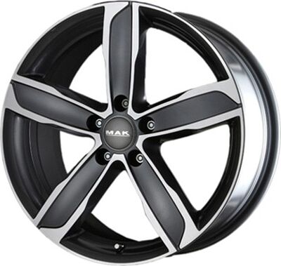 Mak Stadt 7x17 5x112 ET 45 Dia 66 Gun Metallic - Mirror Face